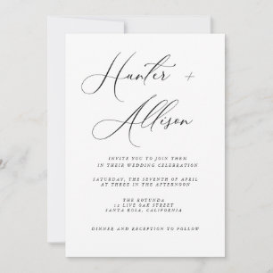 Budget Wedding Invitation  Flyer