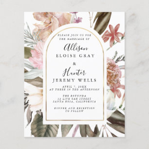 Budget Wedding Invitation  Flyer