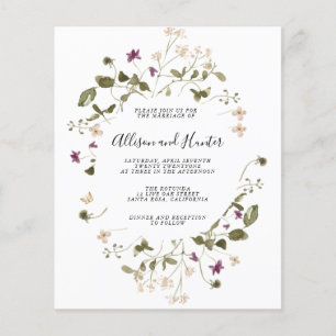 Budget Wedding Invitation  Flyer