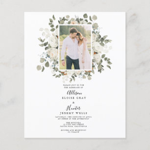 Budget Wedding Invitation  Flyer