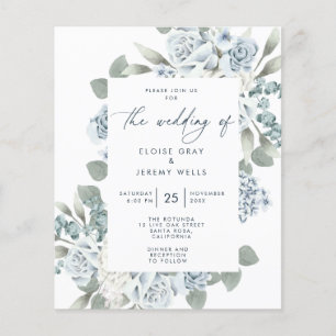 Budget Wedding Invitation  Flyer