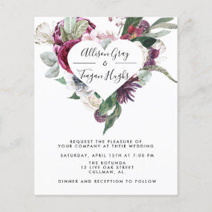 Budget Wedding Invitation Laural Flyer
