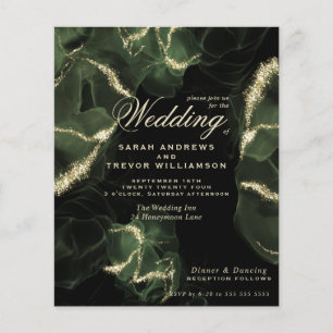 Budget Wedding Moss Abstract Alcohol Ink