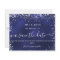 Budget wedding navy blue silver glitter save date