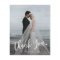 Budget wedding photo overlay 2 photo thank you