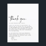 BUDGET Wedding Photo Thank You Card<br><div class="desc">This timeless, romantic design features a modern script paired with bold text. Please contact me if you need help with this design. Budget Paper is thin! ***UPGRADE FOR A THICKER PAPER. NO ENVELOPES INCLUDED.*** FOR CARD STOCK, OR THICKER CARDS, CHECK OUT THE LINK BELOW, MESSAGE ME, or transfer your design....</div>