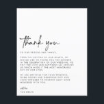 BUDGET Wedding Photo Thank You Card<br><div class="desc">This timeless,  romantic design features a  modern script paired with bold text. Please contact me if you need help with this design.</div>