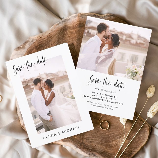 Budget Wedding Save the Date Photo Minimalist (Creator Uploaded)