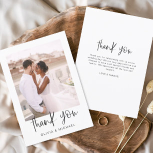 Budget Wedding Thank You Photo Flyer