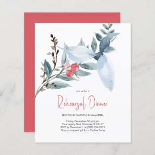 Budget Wedding Watercolor Invitations