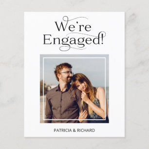 Budget We're Engaged Engagement Announcement