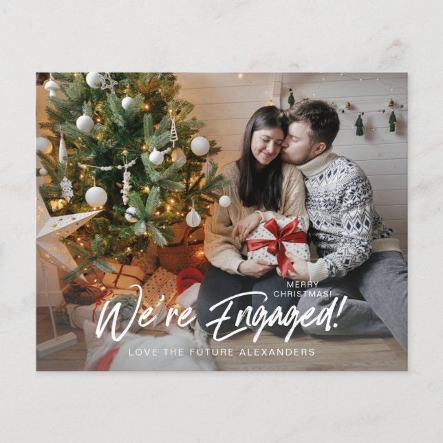 Budget We're Engaged H Photo Buffalo Check Flyer (Front)