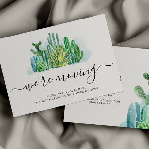 Budget We're Moving Cacti Change of Address