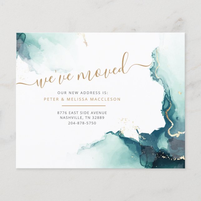 Budget We've Moved New Address Announcement (Front)