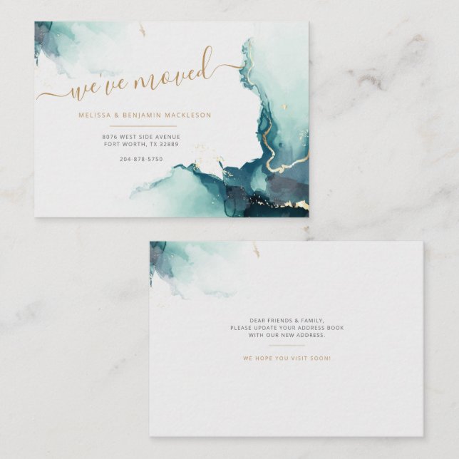 Budget We've Moved New Address Moving Announcement (Front/Back)