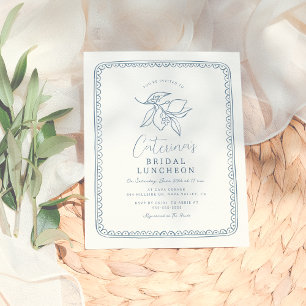 Budget Whimsical Lemon & Blue Bridal Shower