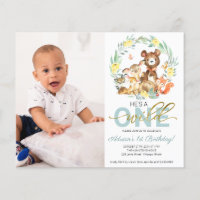 Budget Wild One Birthday Invitations With Photo