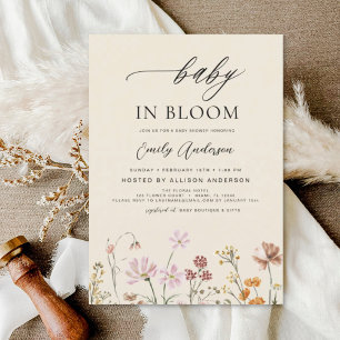 Budget Wildflower Baby in Bloom Baby Shower