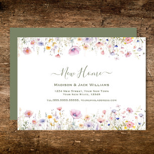  Budget Wildflower New Home   Change of Address 