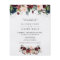 Budget Winter Floral Wedding Invitation