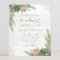 Budget Winter Holiday Greenery Wedding Invitation