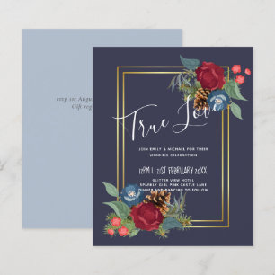 BUDGET  Winter Wedding Burgundy Teal Blue Modern