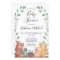 Budget Woodland Couples Baby Shower Invitation