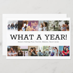 BUDGET Year In Review Photo Personalised Christmas