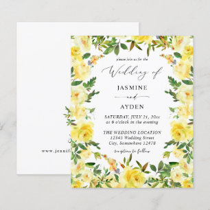 Budget Yellow Floral Wedding V2