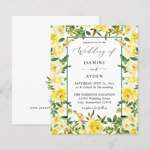Budget Yellow Floral Wedding V3