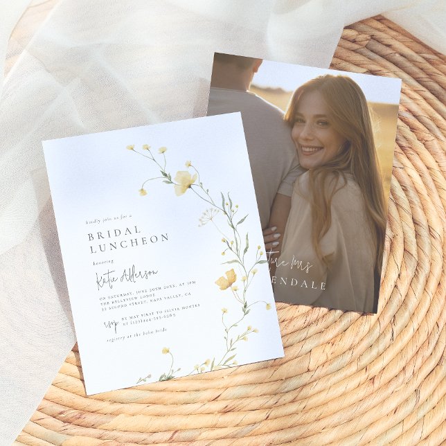 Budget Yellow Wildflower Boho Bridal Shower Photo (Creator Uploaded)