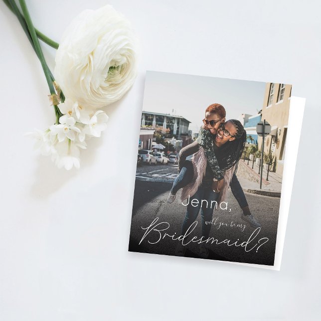 Budget Your Photo Will You Be My Bridesmaid? (Creator Uploaded)