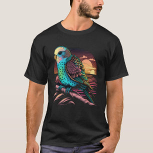 Budgie Beach Budgerigar Parakeet Bird Summer  2 T-Shirt