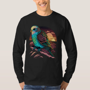 Budgie Beach Budgerigar Parakeet Bird Summer 2 T-Shirt