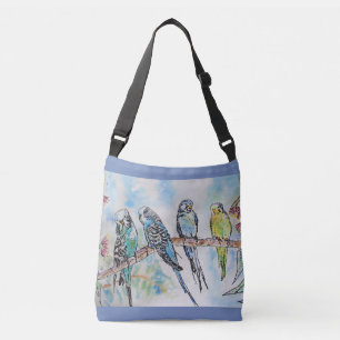 Budgie Bird Crossbody Bag