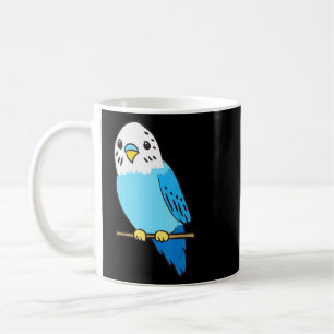 Budgie Bird Parakeet Cute Parakeet Blue  Coffee Mug