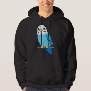 Budgie Bird Parakeet Cute Parakeet Blue Hoodie