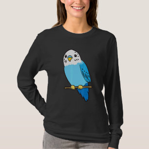 Budgie Bird Parakeet Cute Parakeet Blue T-Shirt