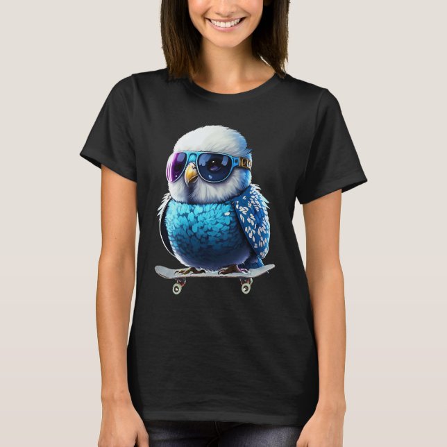 Budgie Bird Parakeet For Budgerigar Owner 2 T-Shirt (Front)