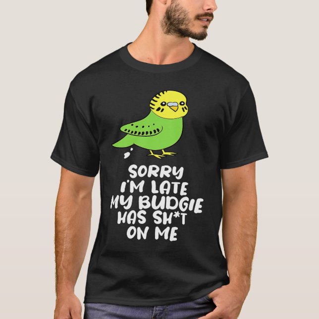 Budgie Bird Parakeet For Budgerigar Owner  8 T-Shirt (Front)