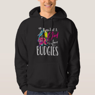 Budgie Bird Tee Just A Girl Who Loves Budgies
