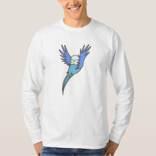 Budgie Blue Bird Animal Lover Birds T-Shirt