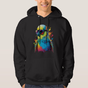 Budgie Budgerigar Parakeet Bird  4 Hoodie