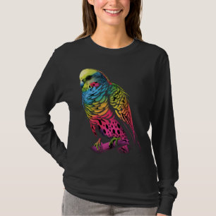 Budgie Budgerigar Parakeet Pet Bird Owner Pop 2 T-Shirt