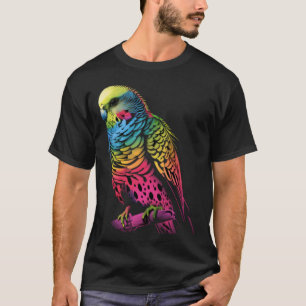 Budgie Budgerigar Parakeet Pet Bird Owner Pop 2 T-Shirt