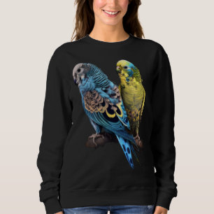 Budgie Budgies Budgerigar Parakeet Birds Birdwatch Sweatshirt