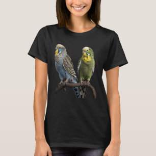 Budgie Budgies Budgerigar Parakeet Birds Birdwatch T-Shirt