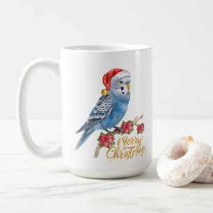 Budgie Christmas Coffee Mug