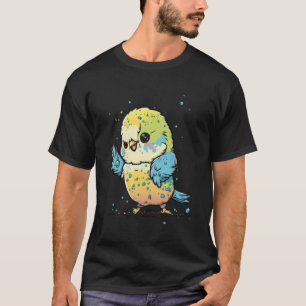 Budgie Dabbing Budgerigar Parakeet Bird Dab Dance T-Shirt