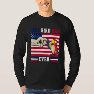 Budgie Dad Bird Father Animal Enthusiast Bird Guy T-Shirt